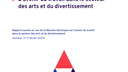 L’avenir du travail dans le secteur des arts et du divertissement - Couverture