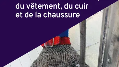 Sécurité et santé dans les industries du textile, du vêtement, du cuir et de la chaussure - Cover
