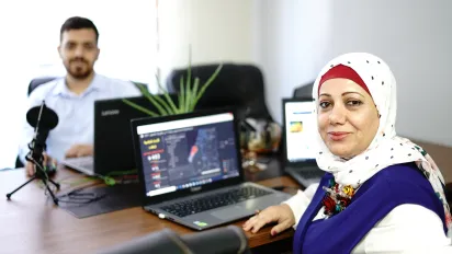 Syrian woman in Turkey