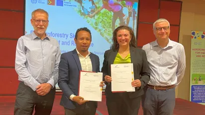 The signing of joint agreement on agroforestry business opportunities in Timor-Leste-2024