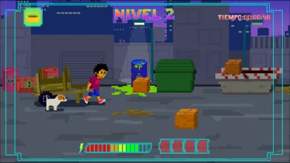 Fotograma del corto "Game over", un video animado sobre trabajo infantil