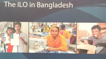The ILO in Bangladesh cover page