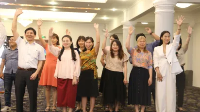 Participants at STED technical meeting in Ho Chi Minh City 