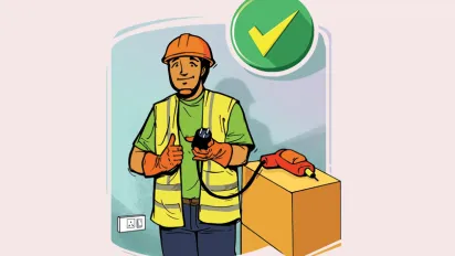 Cover page of the guidelines on electrical safety in factories