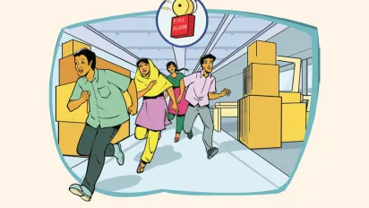 Cover page of the guidelines on emergency preparedness at work