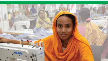 Cover of the safer working conditions in Bangladesh's garments sector report