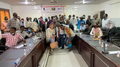 group photo in sudan