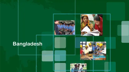 Cover of the Bangladesh decent work programme review report