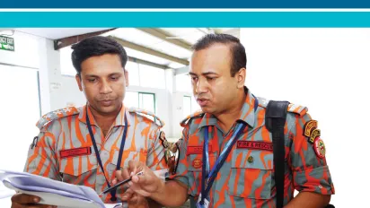 Cover page of the brief on the achievements in improving fire and building safety in Bangladesh