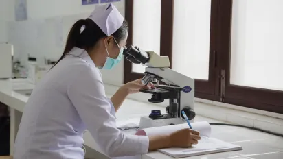 Luang Prabang's Provincial Hospital laboratory