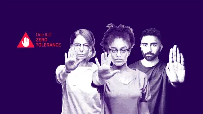 Illustration One ILO Zero Tolerance banner