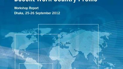 Cover of validation report of the decent work country profile