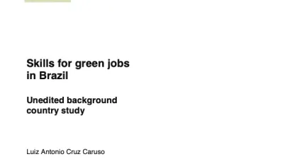 Cover_ Skills for green jobs in Brazil 2010