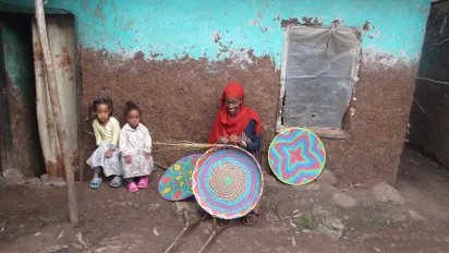 Amane Adem, a 29-year-old woman from Asella in Ethiopia's Oromia region