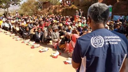 Distribution d’EPI aux Bénéficiaires du projet