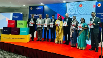 Ministry of Woman and Children Affairs launch the Roadmap for Childcare in Bangladesh 