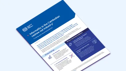 The first page of the factsheet.
