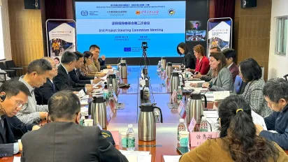 Group picture during the PSC meeting of EU-China Social Protection Project