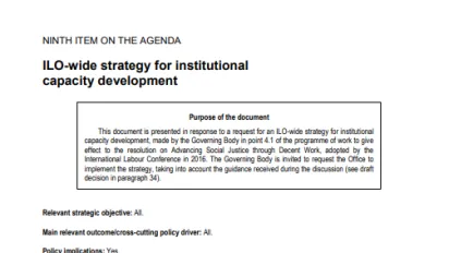 335th Session of the ILO Governing Body