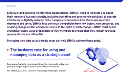 Towards using data as a strategic asset