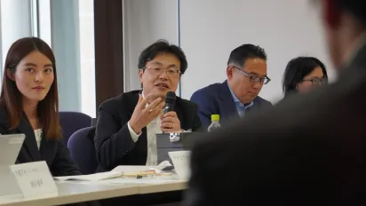 2024年1月のワーキング・グループの様子＝2024年1月11日、東京・渋谷