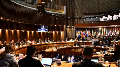 Participantes de la sesión temática segundo panel temático “Factores que impulsan la migración y vías regulares".