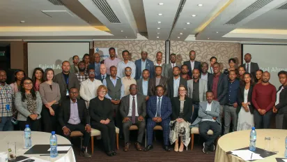 Group photo of participants of Business Development Service Providers Association of Ethiopia launch event