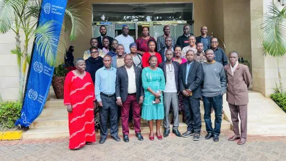 Group photo of the cooperatives training in Uganda