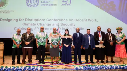 Pacific Island delegations join ILO to mark 50years in the Pacific 