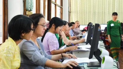 Researchers from Myanmar
