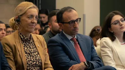People sitting in the audience