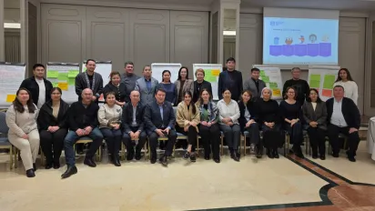 Group of people posing for a photo