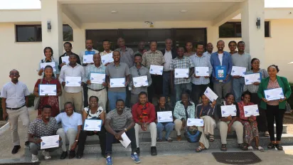 Training participants of the ILO’s Green TVT training are putting their skills into action, transforming their colleges, improving training quality, and creating new income opportunities