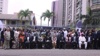 Group photo at the opening of the Africa Labour Migration Conference