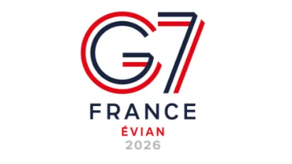 G7 France 2026 meetings in Evian logo
