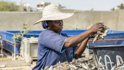 Yaye, women’s fish-processing cooperative founder in Senegal