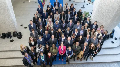 Group photo of the 2026 Meeting of Experts in the world of sports