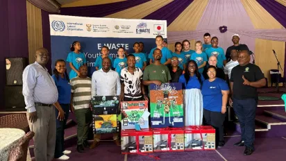 Recycling day in Thabazimbi