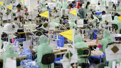 Garment workers in Bangladesh.