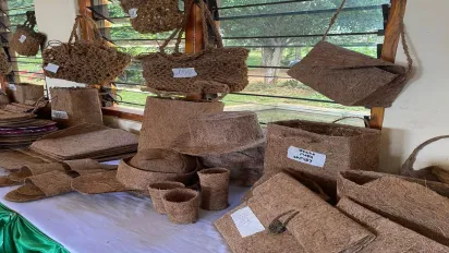 products from coconut waste