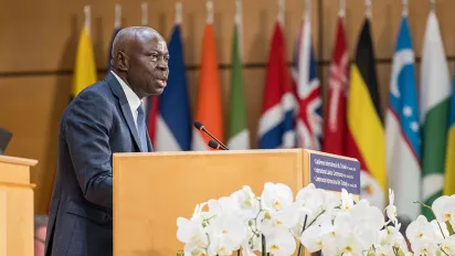 ILO Director-General addressing the 114th Session of the International Labour Conference, June 2026