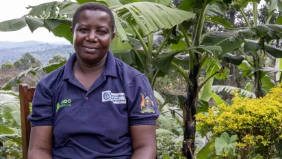 Rebecca Nakayega Wandegge is a farm labourer, market vendor and mother of eight from Uganda. 