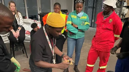 Youth in EWaste training