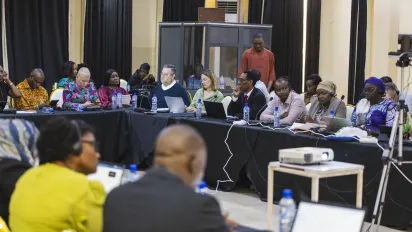 Participants to an ACTION workshop.