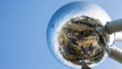 Detail of the Atomium