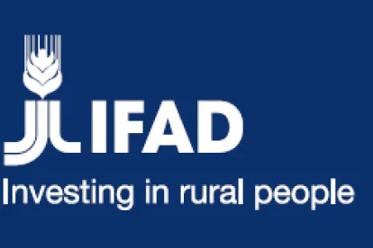 IFAD logo with text "Investing in rural people".