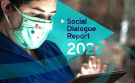 Cover page of the ILO Social Dialogue Report 2022