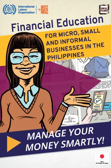 Cover for publication: "Financial education for micro, small and informal businesses in the Philippines – Trainee’s booklet"