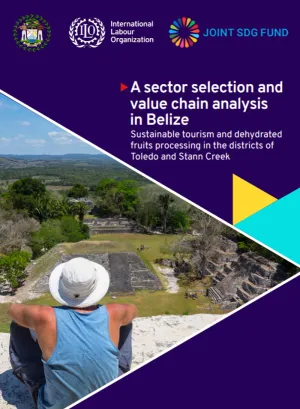 Cover for publication A sector selection and value chain analysis in Belize