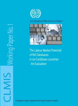 Cover for publication The Labour Market Potential of NIS Databases in six Caribbean countries - An Evaluation  
